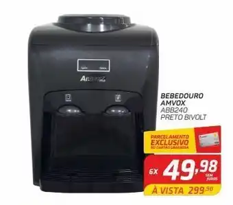 GBarbosa Bebedouro amvox abb240 preto bivolt oferta