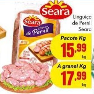 Barbosa Supermercados Linguica de pernil Seara 1kg oferta