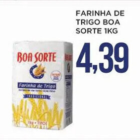 Apoio Mineiro Farinha de Trigo Boa Sorte 1kg oferta