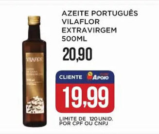 Apoio Mineiro Azeite Portugues Vilaflor Extravirgem 500ml oferta
