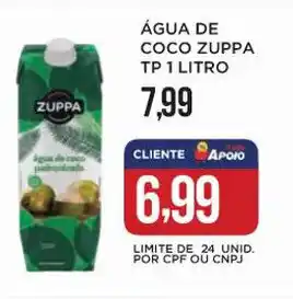 Apoio Mineiro Agua de Coco Zuppa tp 1L oferta