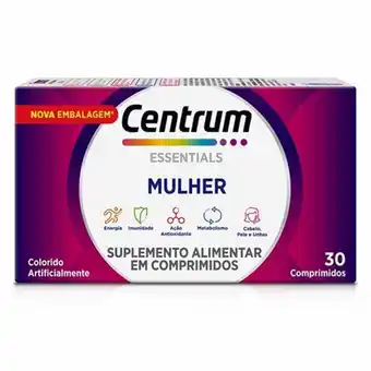 Centrum essentials mulher - com 30 comprimidos