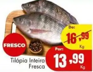 Barbosa Supermercados Tilapia Inteiro Fresca 1kg oferta