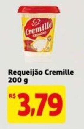 Extra Supermercado Requeijao Cremille 200g oferta