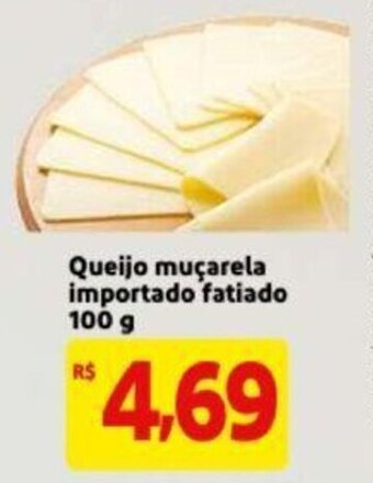 Extra Supermercado Queijo mucarela importado fatiado 100g oferta
