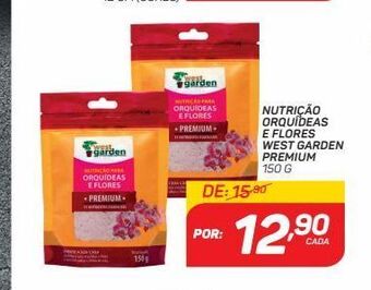Nutrição orquídeas e flores west garden premium