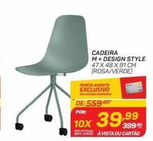 GBarbosa Cadeira m + design style oferta