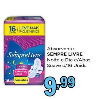 Supermercados Mundial Absorvente oferta