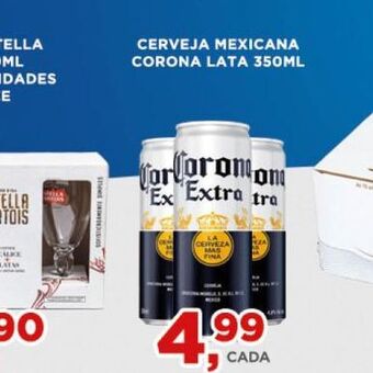 Supermercados Mundial Cerveja oferta