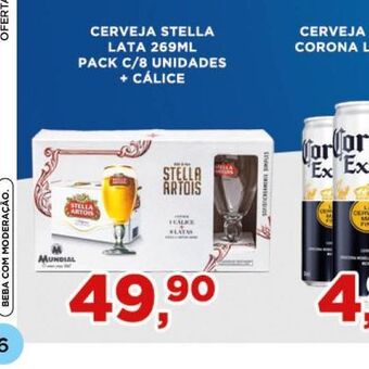 Supermercados Mundial Cerveja oferta
