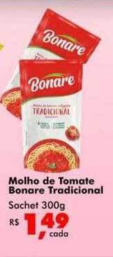 Big Box Molho de tomate bonare tradicional oferta
