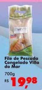 Big Box Filé de pescada congelado villa do mar oferta