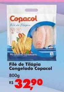 Big Box Filé de tilápia congelado copacol oferta