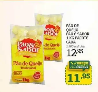 Cooper Pão de queijo pão e sabor pacote cada oferta