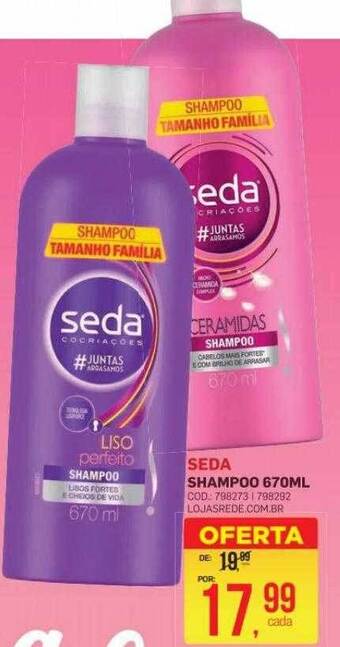 Lojas Rede Seda shampoo oferta