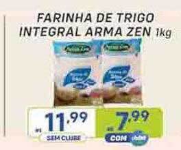 Prezunic Farinha de trigo integral arma zen oferta