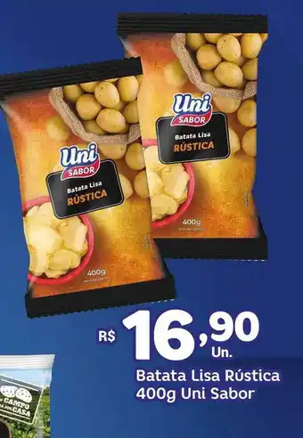 Shibata Supermercados Batata lisa rústica uni sabor oferta