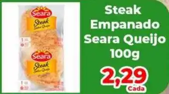 Steak empanado seara queijo