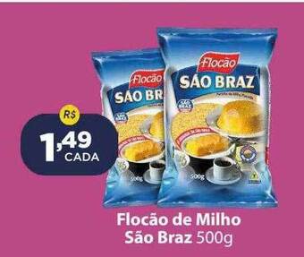 Super Show Flocão de milho são braz oferta