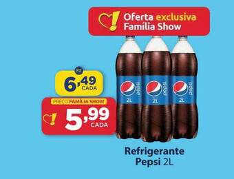 Super Show Refrigerante pepsi oferta
