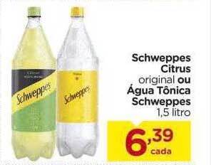 Carrefour Schweppes citrus ou água tônica schweppes oferta