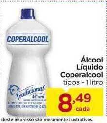 Álcool líquido coperalcool