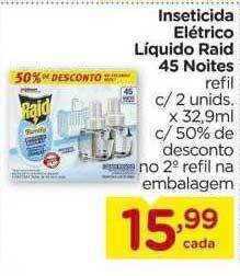 Carrefour Inseticida elétrico líquido raid 45 noites oferta