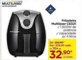 Carrefour Fritadeira multilaser ce021 oferta