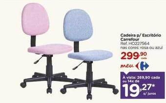 Carrefour Cadeira p escritório carrefour oferta