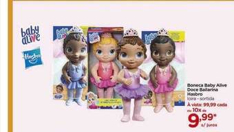 Carrefour Boneca baby alive doce bailarina hasbro oferta