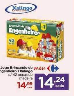 Carrefour Jogo brincando de engenheiro 1 xalingo oferta