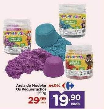 Carrefour Areia de modelar os pequerruchos oferta