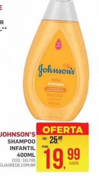 Lojas Rede Johnson's shampoo infantil oferta