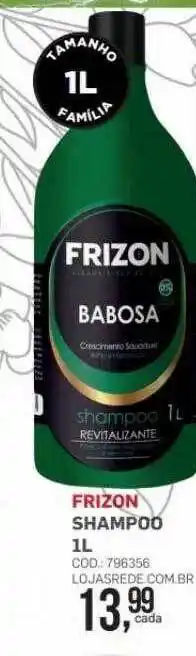 Lojas Rede Frizon shampoo oferta