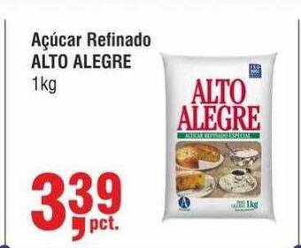 Açucar refinado alto alegre