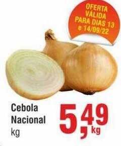 Higa Atacado Cebola nacional kg oferta