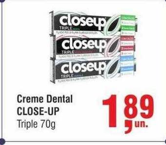 Higa Atacado Creme dental close-up oferta