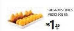 Supermercado Vitorino Salgados fritos medio oferta