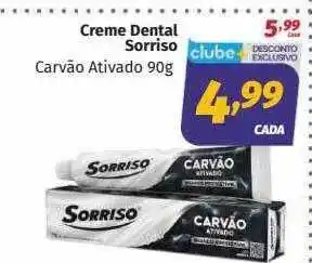 Creme dental sorriso