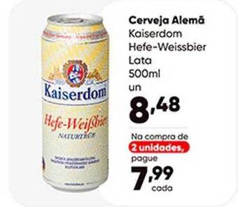 Cerveja alemã kaiserdom hefe-weissbier