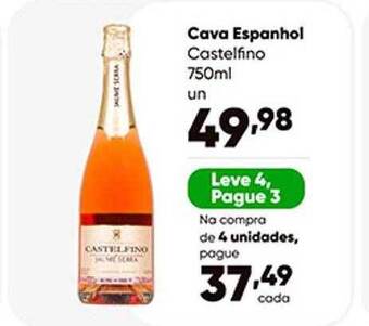 Zaffari Cava espanhol castelfino oferta
