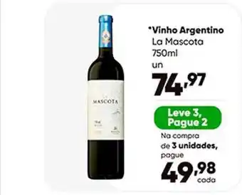 Zaffari Vinho argentino la mascota oferta