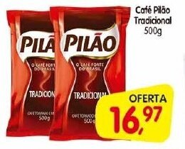 Cercadão Cafe Pilao Tradicional 500g oferta