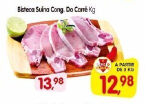 Cercadão Bisteca Suina Cong. Do Carne 1kg oferta