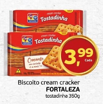 Cometa Supermercados Biscoito Cream cracker Fortaleza 350g oferta