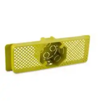 Telhanorte Caixa de luz p/ laje 300mm 4x4 amarela forceline oferta