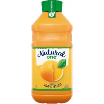 Atacadão Suco de laranja pet 2 litros - natural one oferta