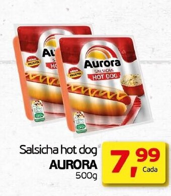 Salsicha Hot Dog Aurora 500g