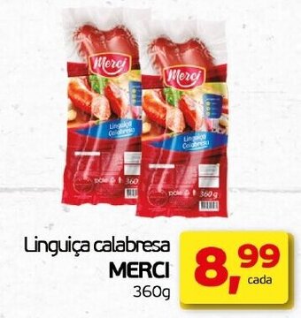 Cometa Supermercados Linguica Calabresa Merci 360g oferta