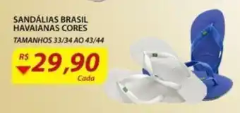 Assaí Atacadista Sandalias Brasil Havaianas Cores oferta